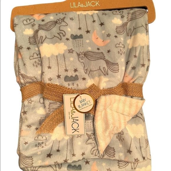 lila & Jack Other Lila Jack Nwt Unicorn Baby Blanket Poshmark